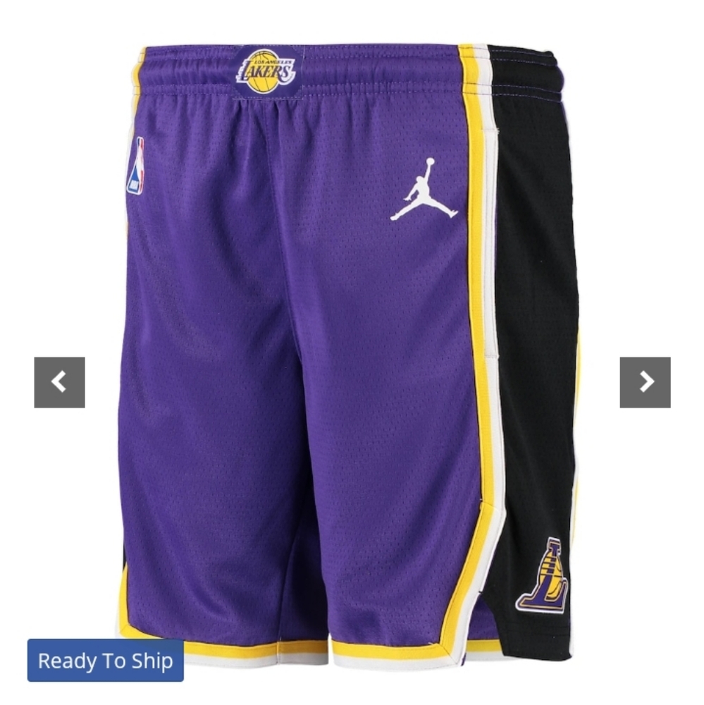 Brand New boy NBA store Lakers   basketball shorts